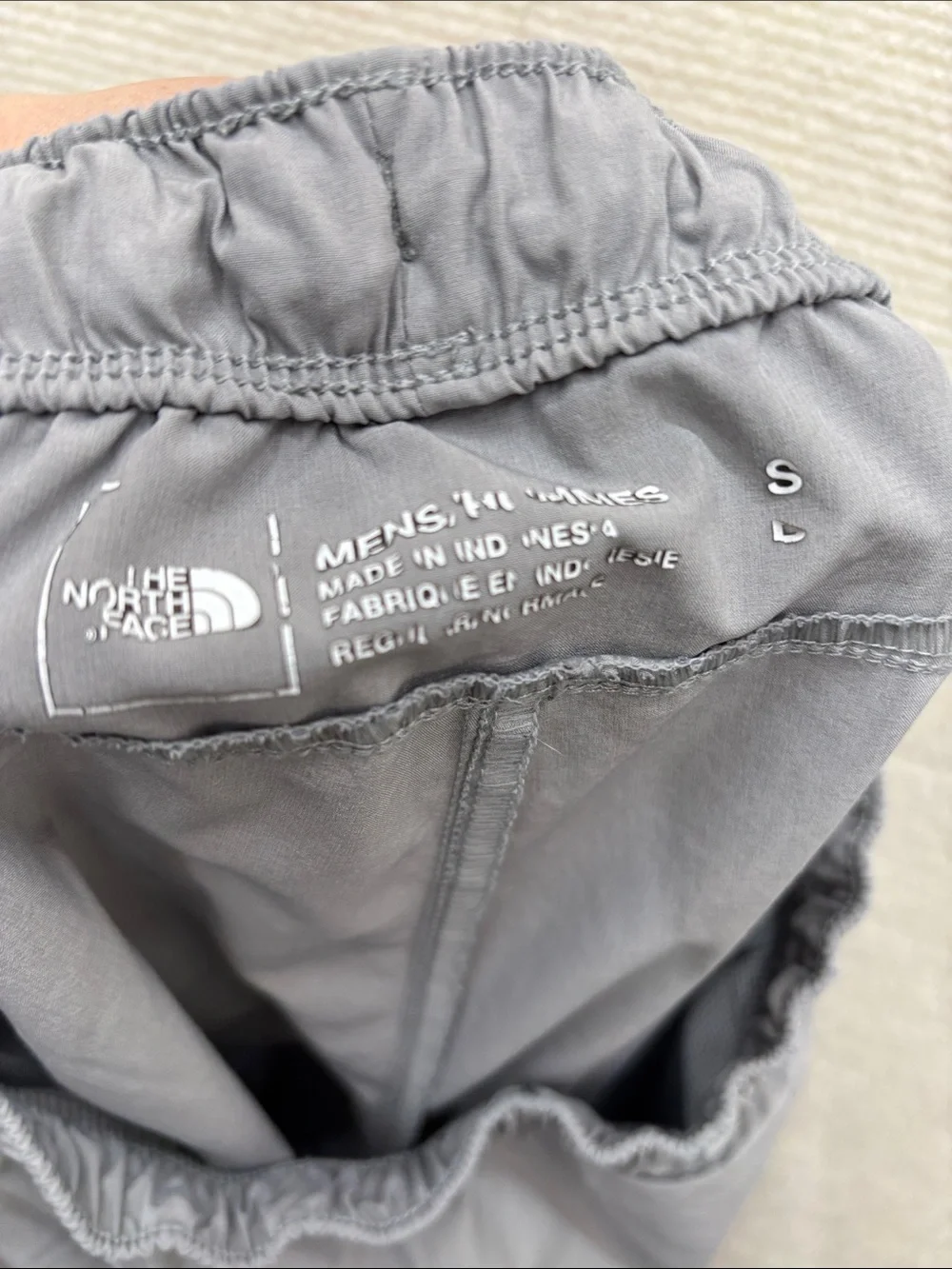 The North Face Light Gray Athletic Shorts small